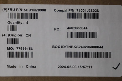 Lenovo UpperCase_HUN C 83G1 CG NFP BL 5CB1N78906