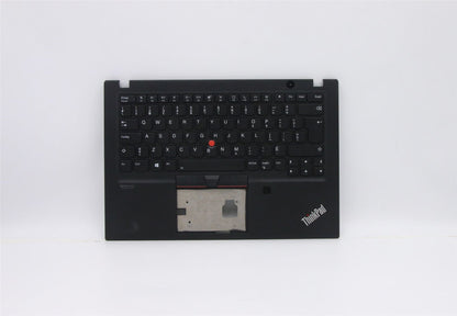 Lenovo ThinkPad T14s Keyboard Palmrest Top Cover UK Black Backlit 5M10Z41349