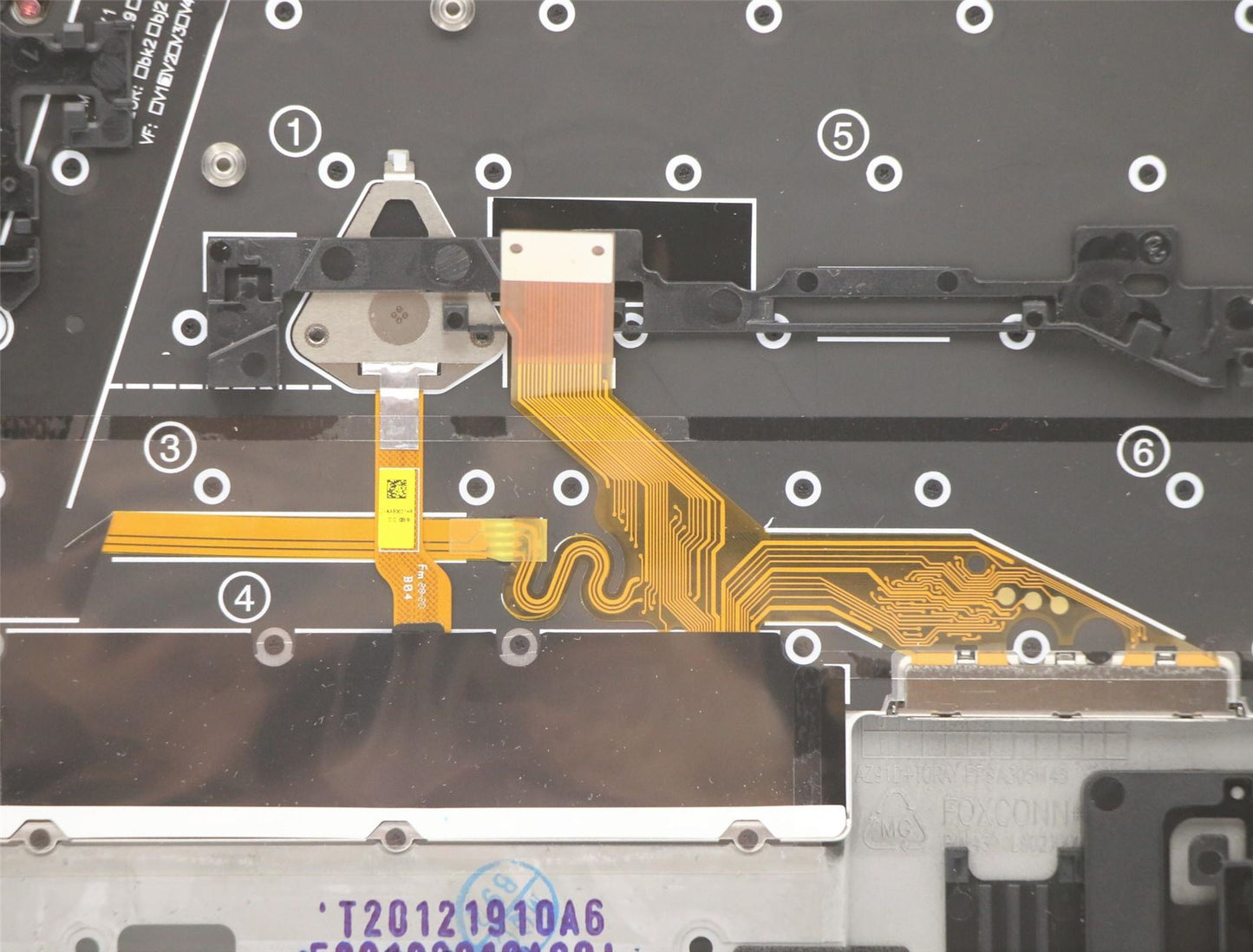 Lenovo MECH_ASM GRP,KBD,BZL,TC,WW,BK,CHY 5M11B38412