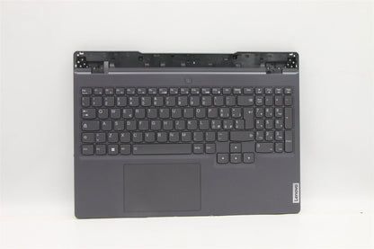 Lenovo Legion 5 15IAH7H Palmrest Cover Touchpad Keyboard Italian Grey 5CB1F39081