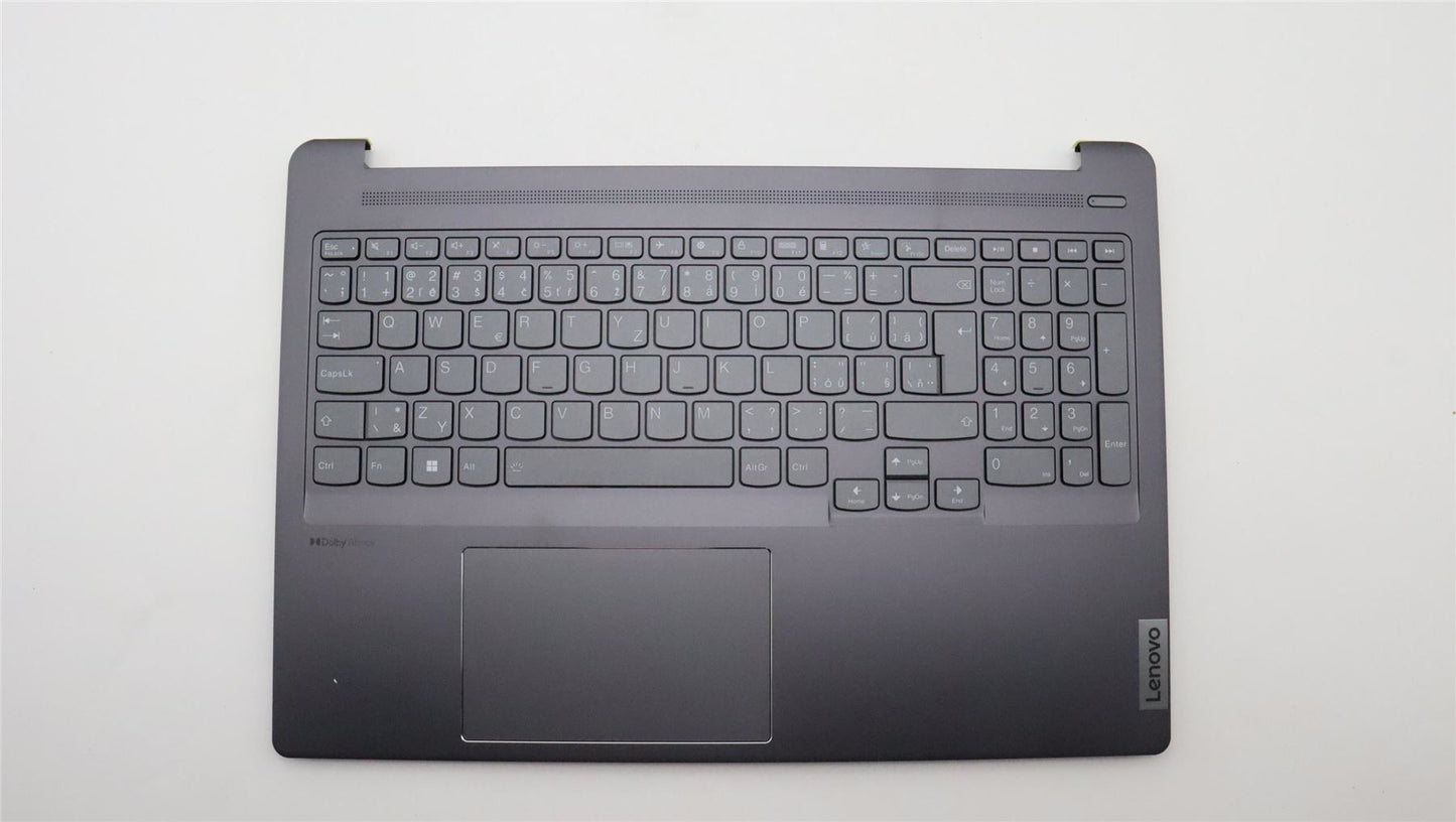 Lenovo IdeaPad 5 16ARH7 Palmrest Cover Touchpad Keyboard Storm Grey 5CB1J08817