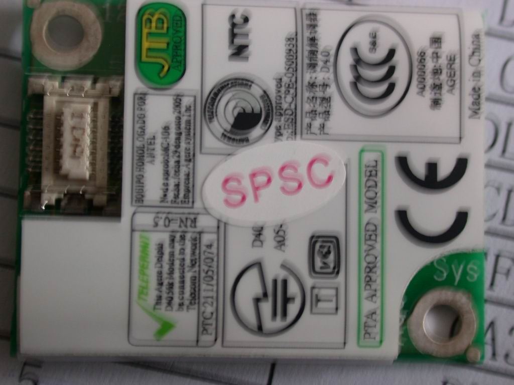 Lenovo HDL00 MDC卡71B61039001 Board 11008158