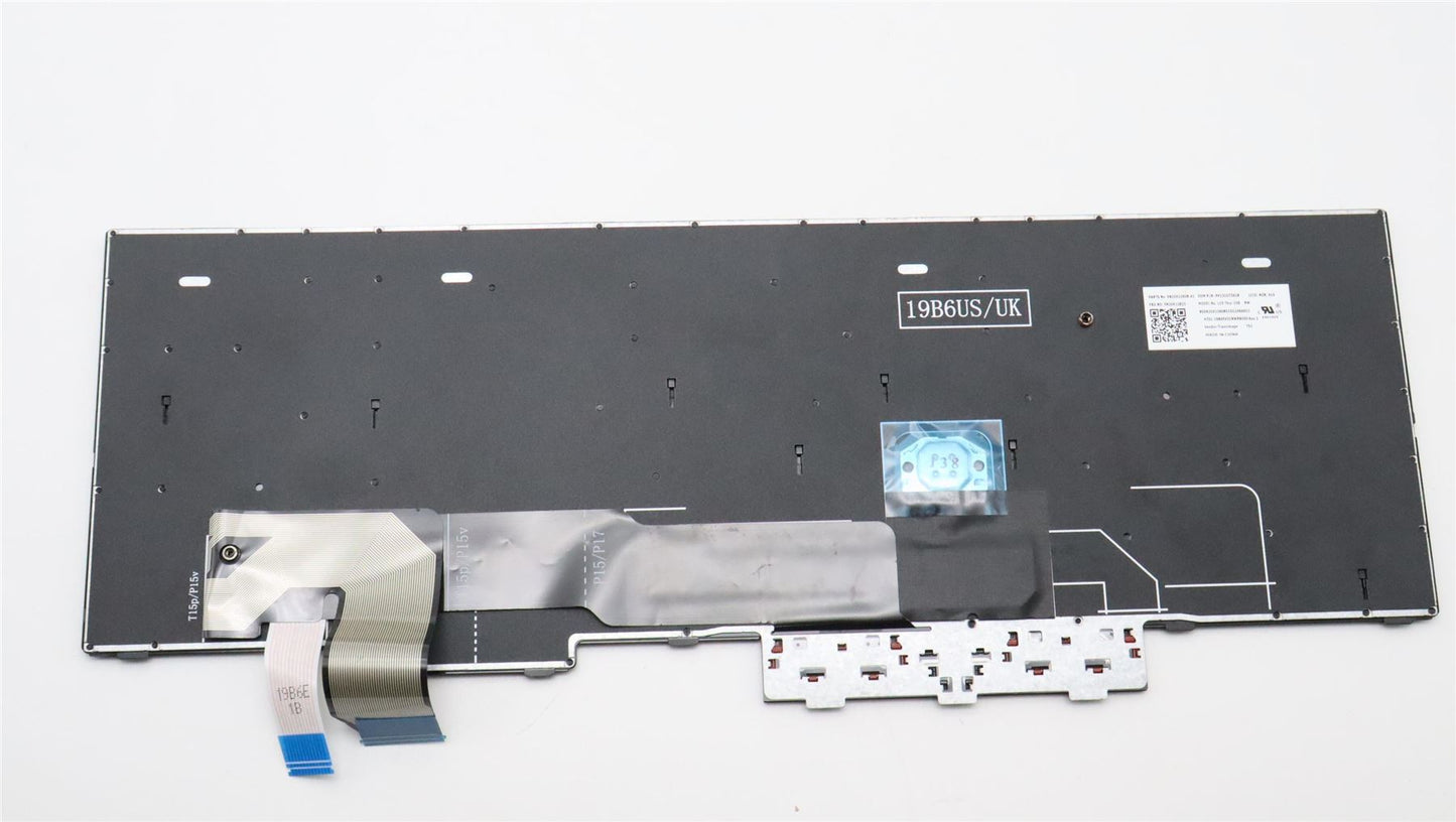 Lenovo ThinkPad T15p Gen 3 T15p Gen 2 P15v Gen 3 P15v Gen 2 s Keyboard 5N20X22825