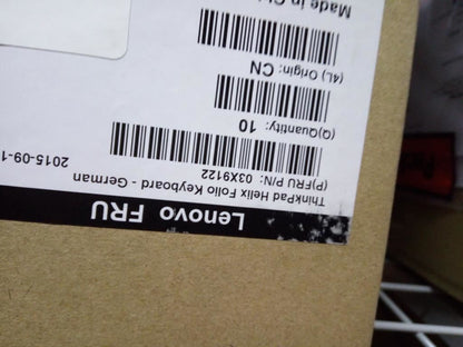 Lenovo TP Helix Folio KBD GER German Keyboard 03X9122