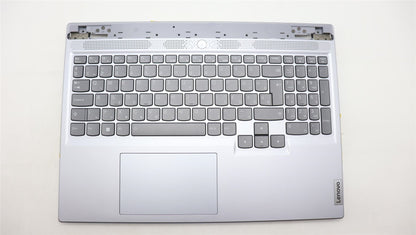 Lenovo Slim 5 16IRH8 Palmrest Cover Touchpad Keyboard Hungarian Silver 5CB1L60127