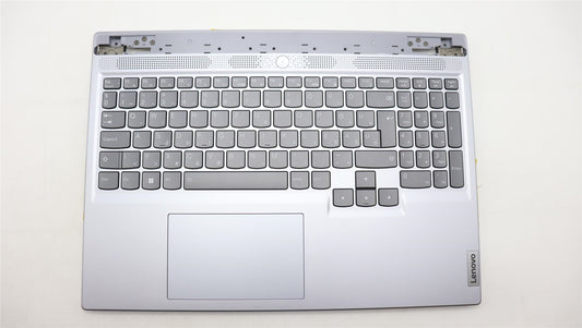 Lenovo Slim 5 16IRH8 Palmrest Cover Touchpad Keyboard Hungarian Silver 5CB1L60127