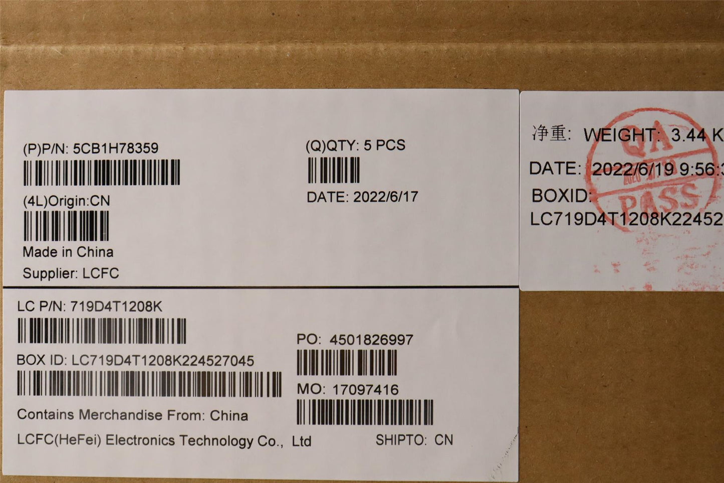 Lenovo IdeaPad 3 15ABA7 3 15IAU7 Palmrest Touchpad Cover Keyboard 5CB1H78359
