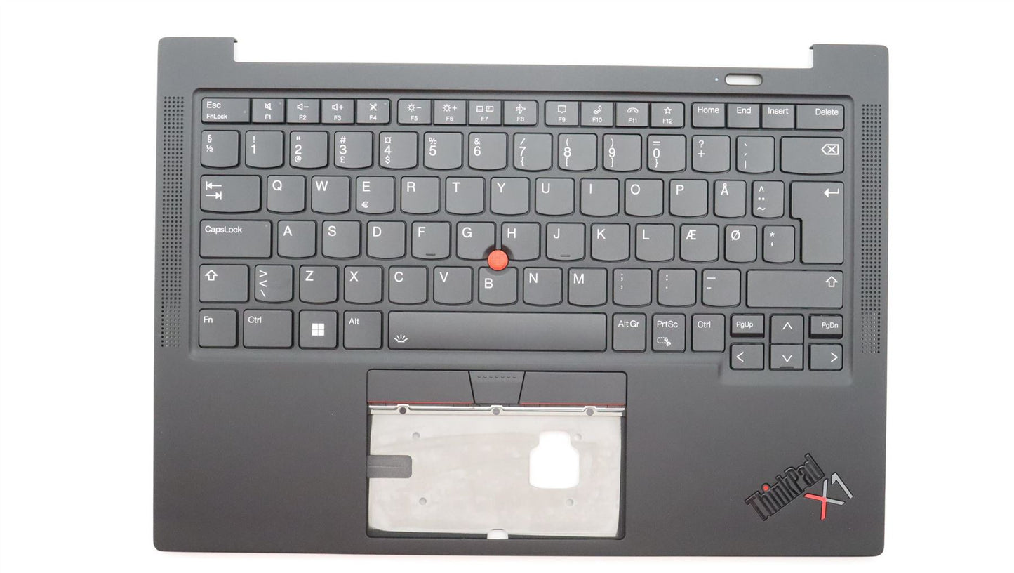 Lenovo ThinkPad X1 10th Gen Palmrest Touchpad Cover Keyboard Danish 5M11K07690