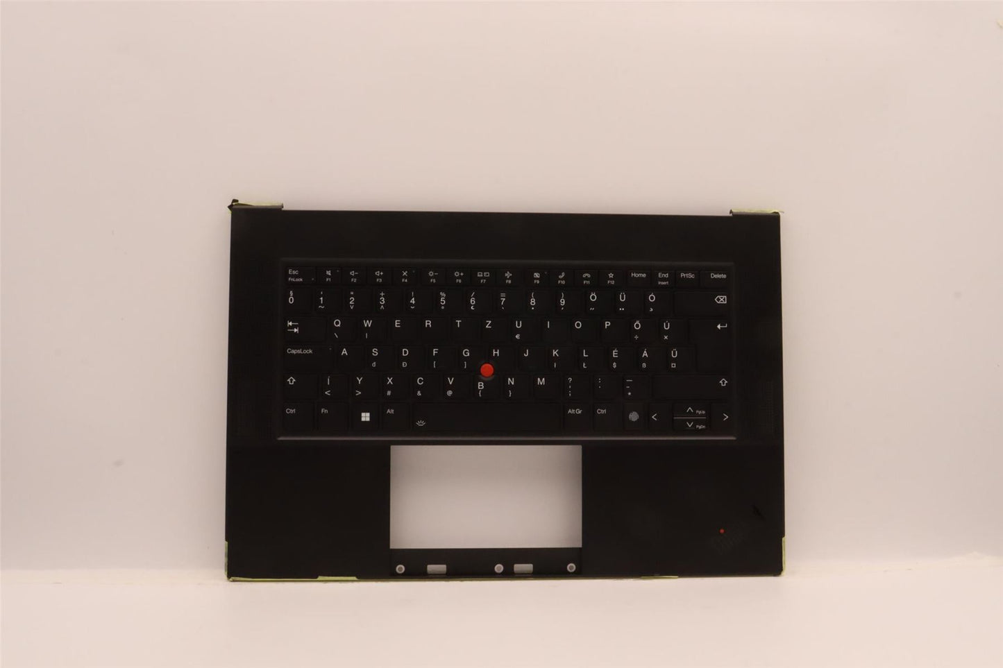 Lenovo ThinkPad Z16 Gen 1 Keyboard Palmrest Top Cover Hungarian Black 5M11J13402
