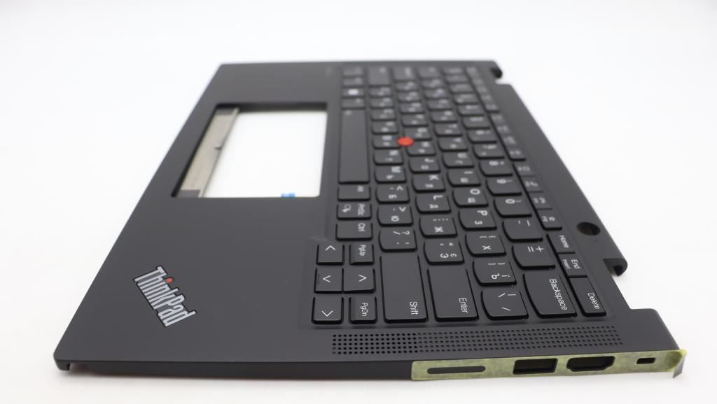 Lenovo ThinkPad X13 Gen 4 Keyboard Palmrest Top Cover Ukrainian Black 5M11L64183
