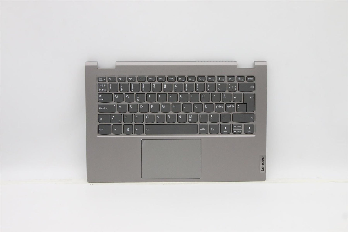 Lenovo Yoga 14s ITL Keyboard Palmrest Top Cover Norwegian Black 5CB1C92768