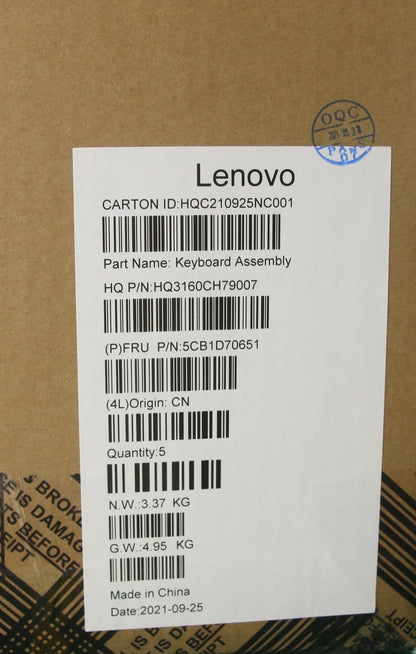 Lenovo IdeaPad 3 15IJL6 Palmrest Cover Touchpad Keyboard Portuguese 5CB1D70651