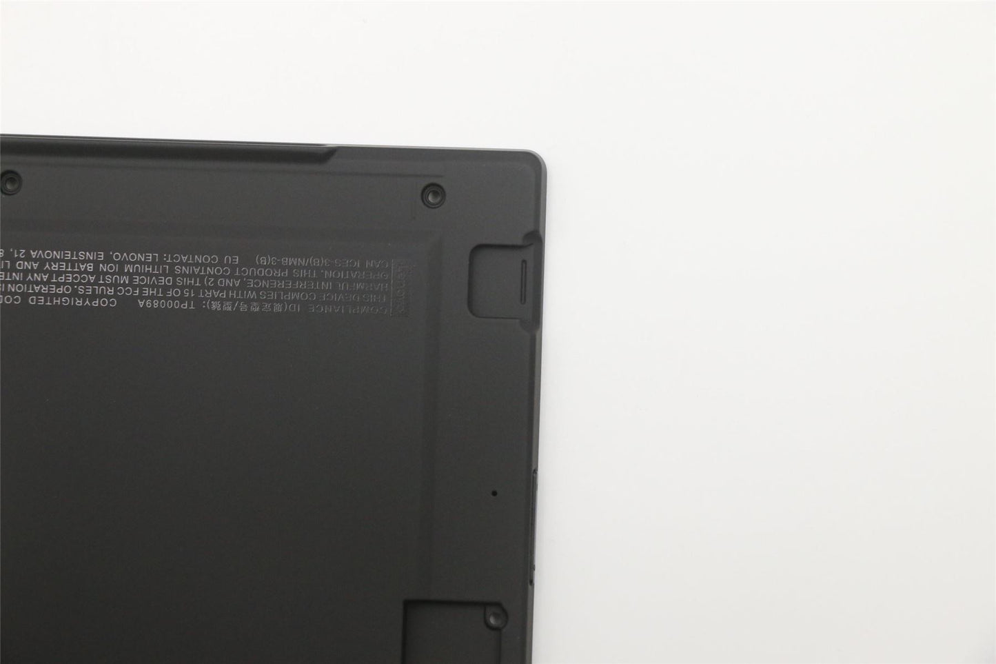 Lenovo Tablet X1 3rd Rear Housing Battery Cover Black 01AY277