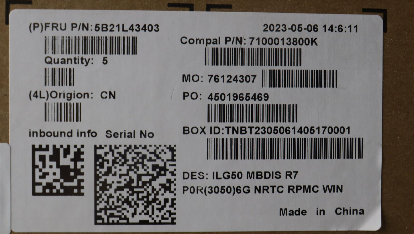Lenovo LOQ 15APH8 Motherboard Mainboard DIS AMDR77840HS 5B21L43403