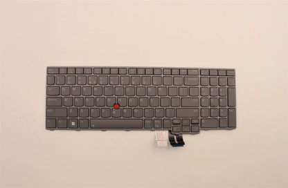 Lenovo ThinkPad P16 Gen 1 Keyboard Indian English Grey Backlit 5N21F39351