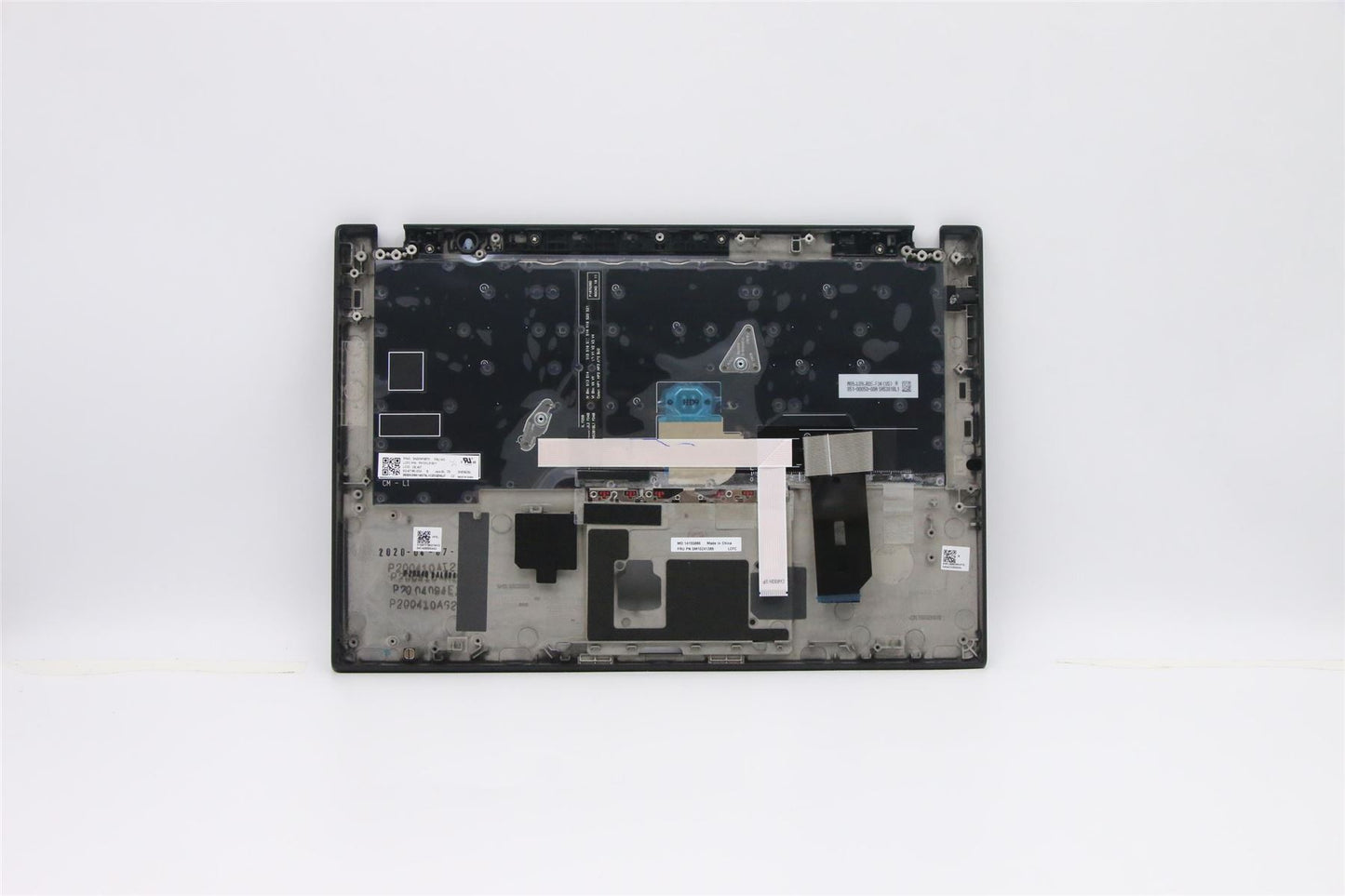 Lenovo ThinkPad T14s Keyboard Palmrest Top Cover German Black Backlit 5M10Z41386