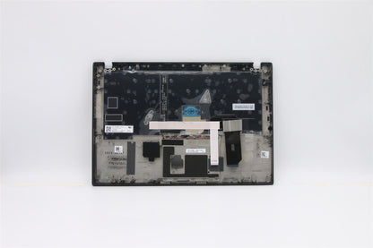 Lenovo ThinkPad T14s Keyboard Palmrest Top Cover German Black Backlit 5M10Z41386