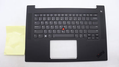 Lenovo ThinkPad P1 Gen 6 Keyboard Palmrest Top Cover US Europe Black 5M11L89037