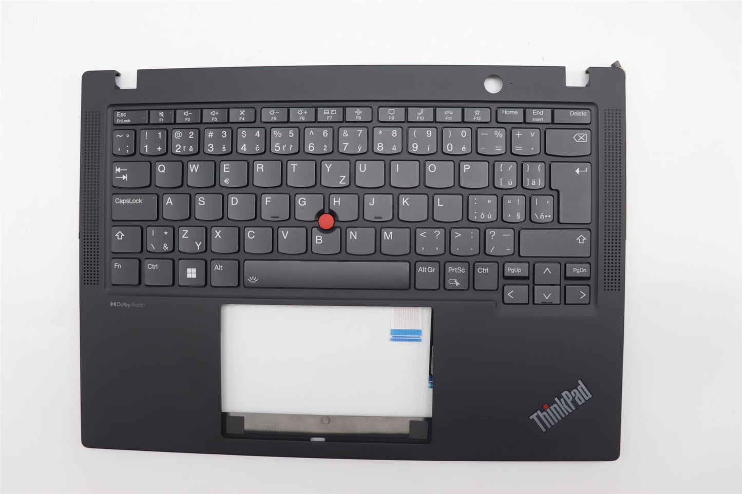Lenovo ThinkPad X13 Gen 4 Keyboard Palmrest Top Cover Black Backlit 5M11H94486