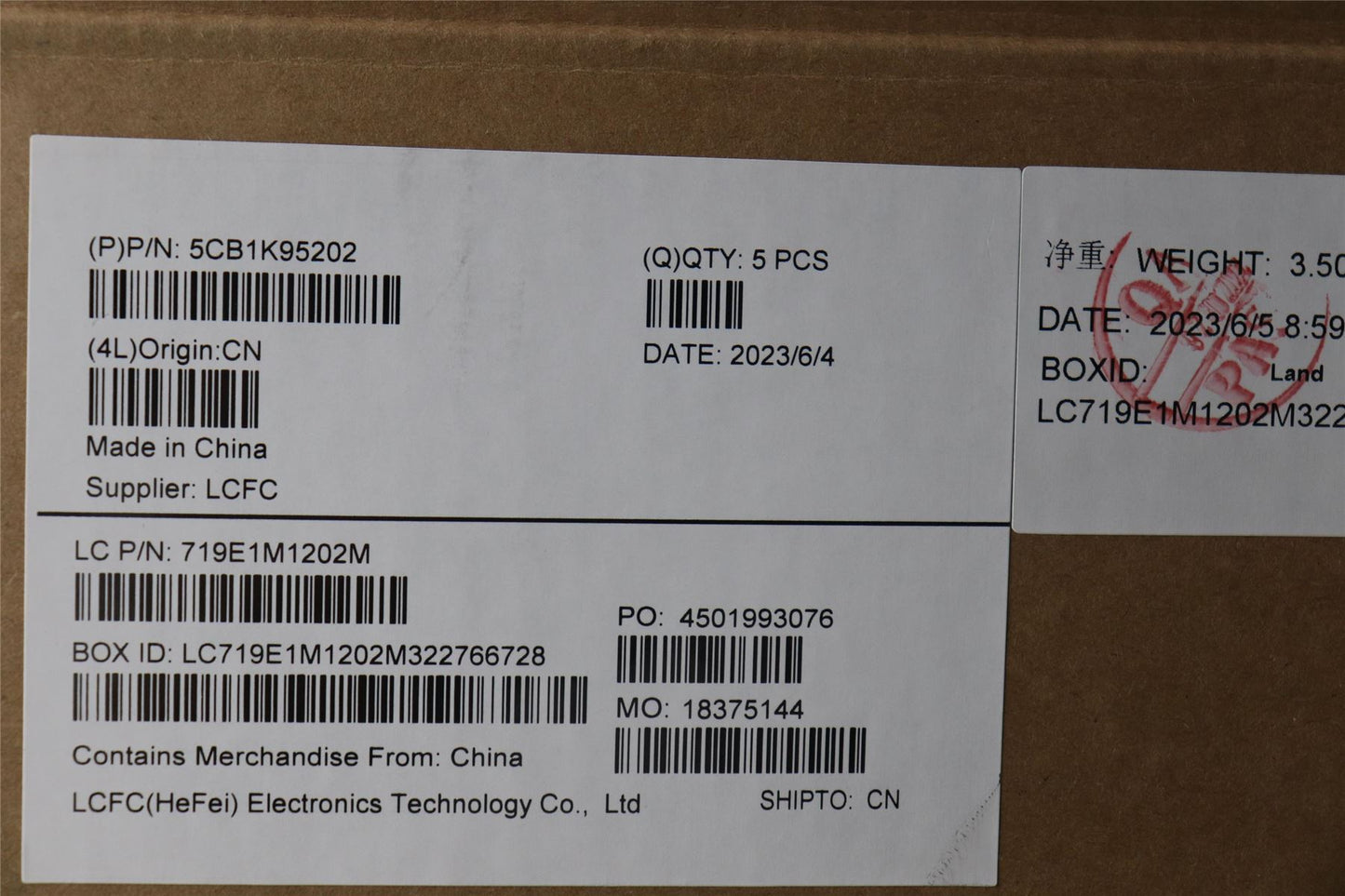 Lenovo Upper Case ASM_FRA L82XM AB BL 5CB1K95202