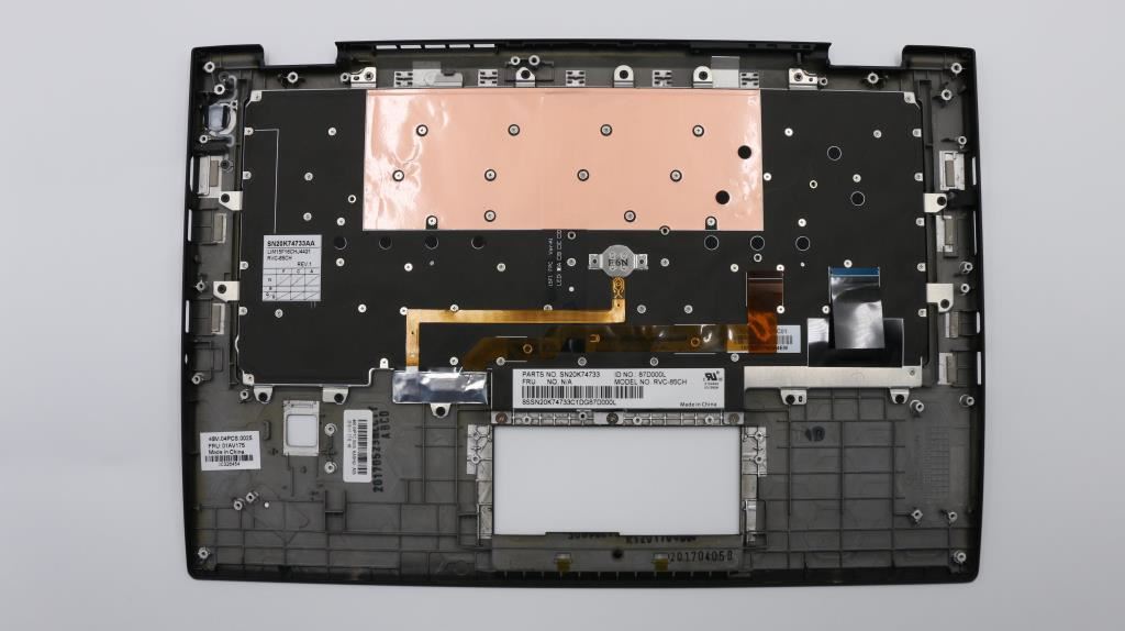 Lenovo MECH_ASM KBD,CH,Bezel UK,screw,CHY 01AV175