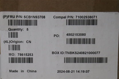 Lenovo UpperCase BEL C83FW FP AB NBL AL 5CB1N93708