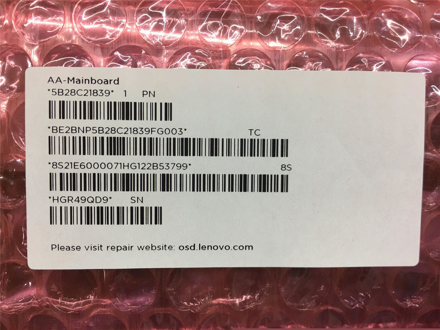 Lenovo M8 Motherboard Mainboard 5B28C21839