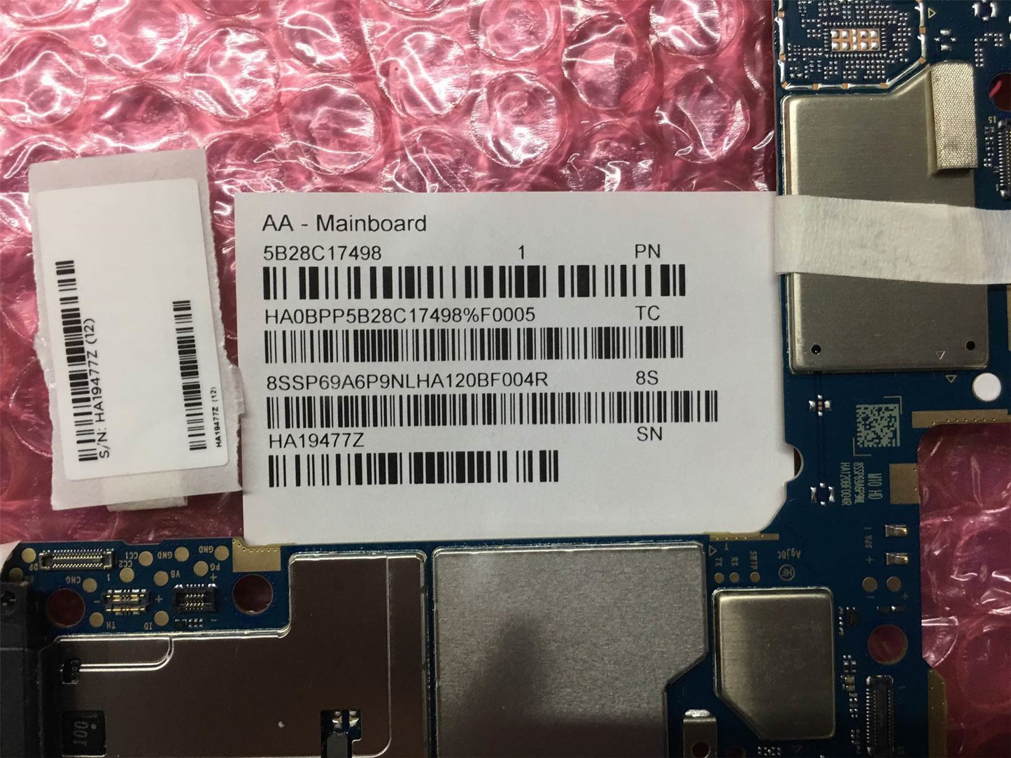 Lenovo Smart Tab M10 HD with Alexa Built-in (Lenovo TB - X306FA, TB - X306XA) Motherboard Mainboard 5B28C17498