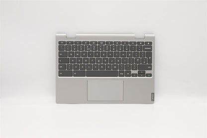 Lenovo Chromebook C340-11 Keyboard Palmrest Top Cover UK Grey 5CB0U43381