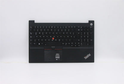 Lenovo ThinkPad E15 2 Keyboard Palmrest Top Cover German Black 5M10W64625