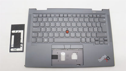Lenovo ThinkPad X1 8th Gen Keyboard Palmrest Top Cover Spanish Grey 5M11H62402