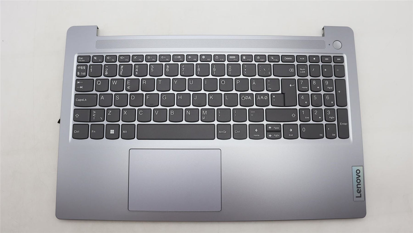 Lenovo IdeaPad 3 15AMN8 Palmrest Cover Touchpad Keyboard Nordic 5CB1L27551