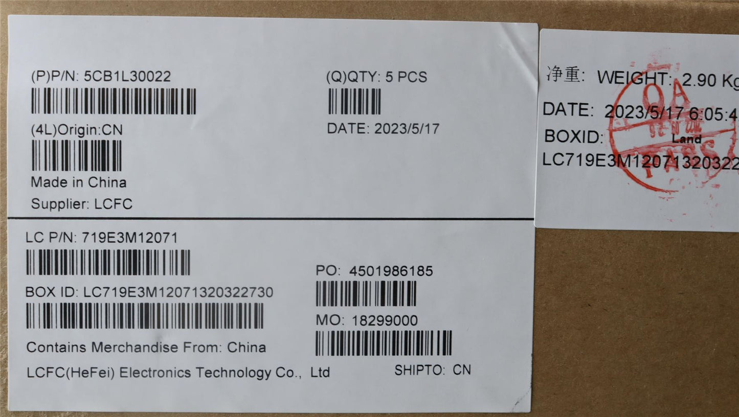 Lenovo Upper Case ASM_FRA L82XN FP AG 5CB1L30022