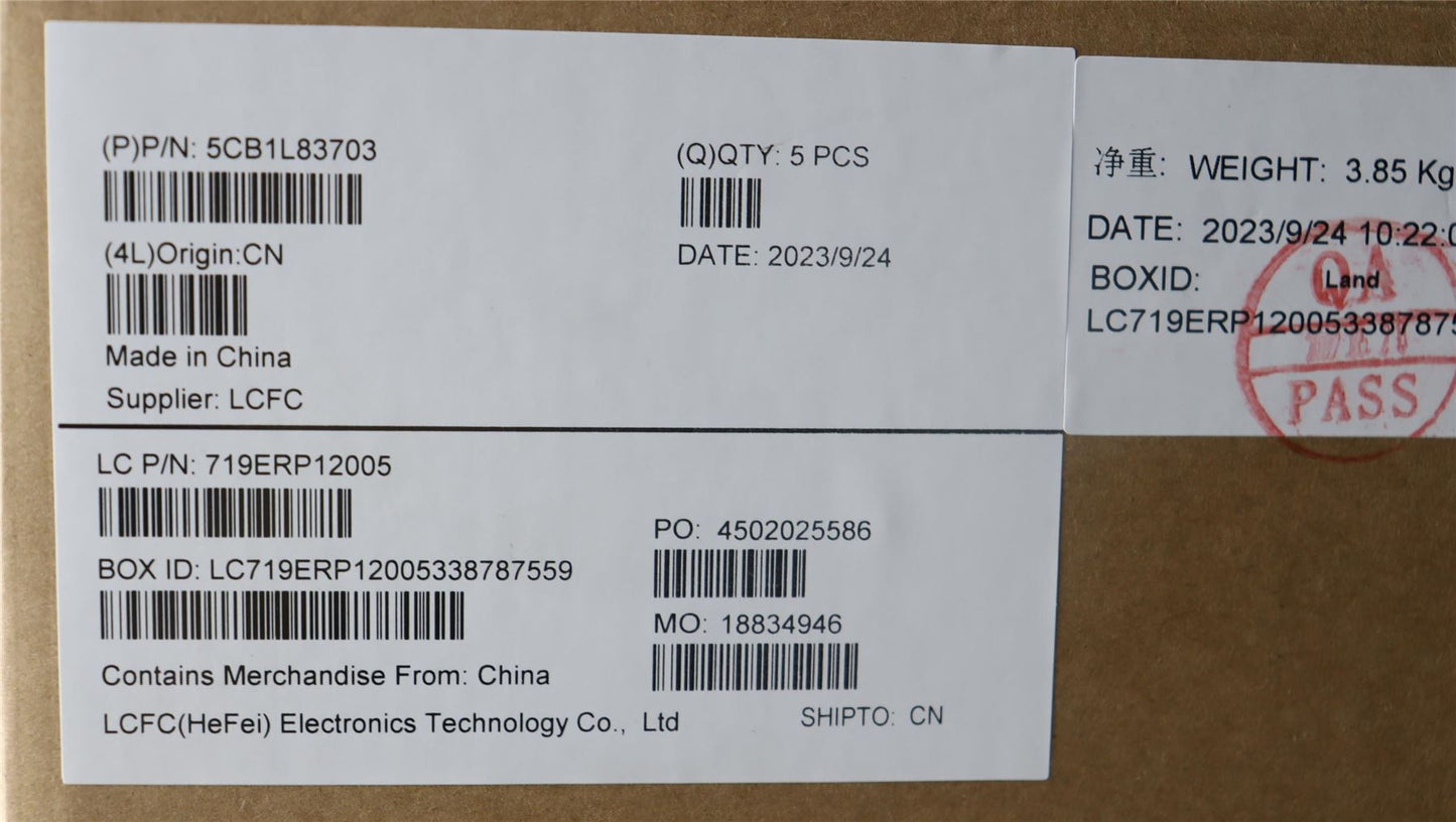 Lenovo Upper Case ASM_CZE/SLK_L83AG 5CB1L83703