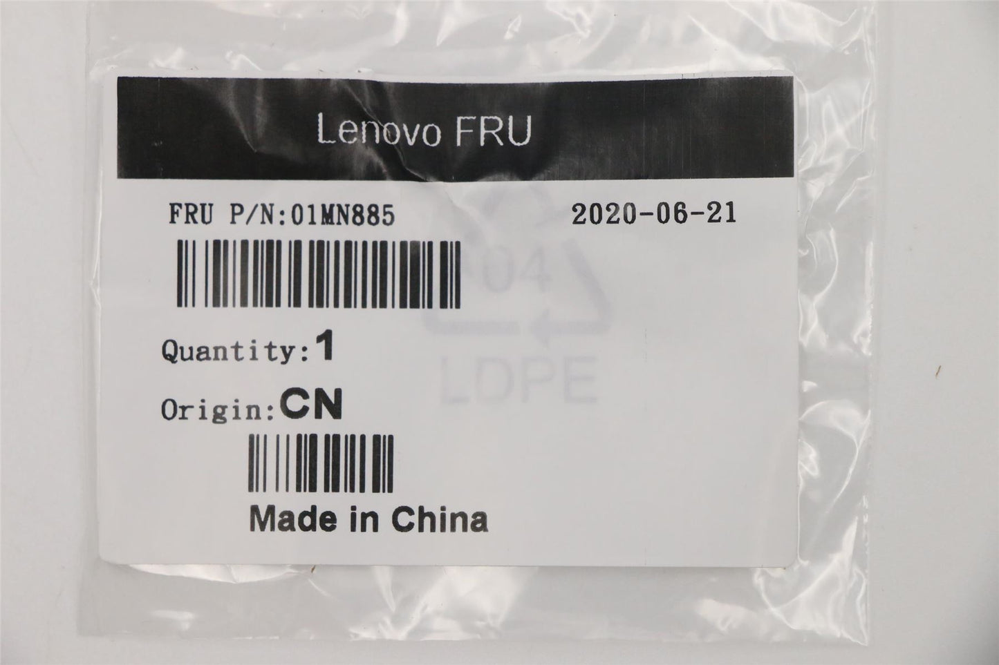 Lenovo 01MN885 MECHANICAL Black head screw,M3x5,AVC