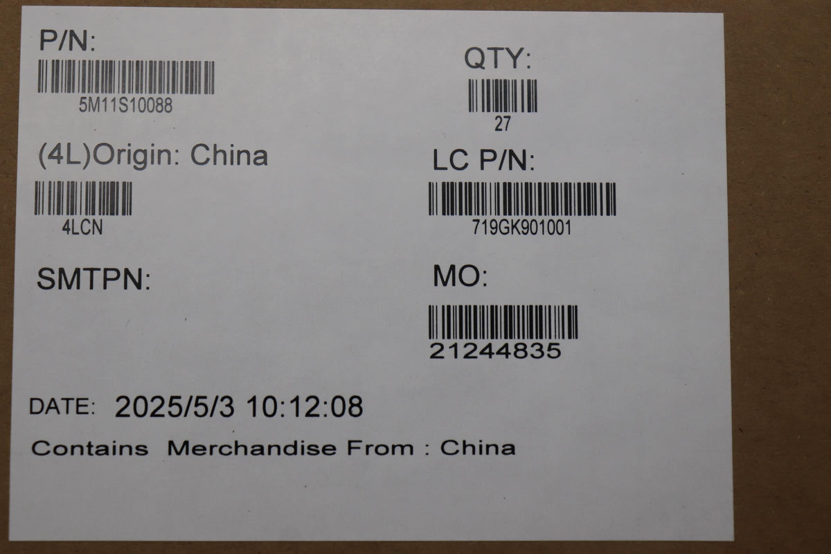 Lenovo MECH_ASM E16G3 BTN w/FP BK Power Button Intel Board 5M11S10088