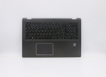 Lenovo Yoga 510-15IKB Keyboard Palmrest Top Cover Czech Black Backlit 5CB0M32632