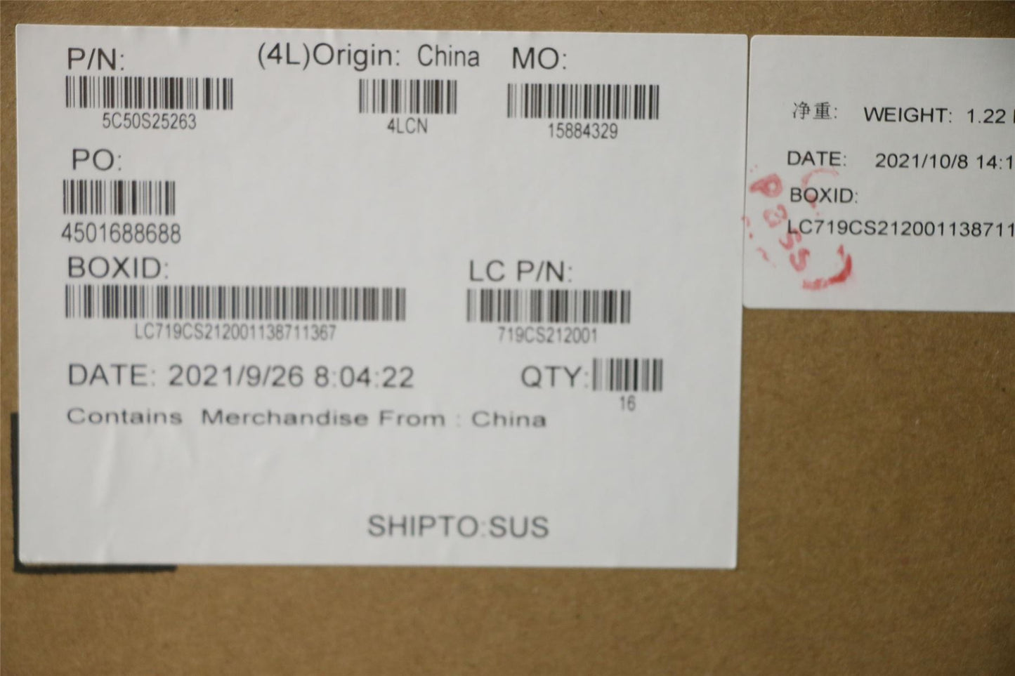 Lenovo USB Board L 82L0 5C50S25263