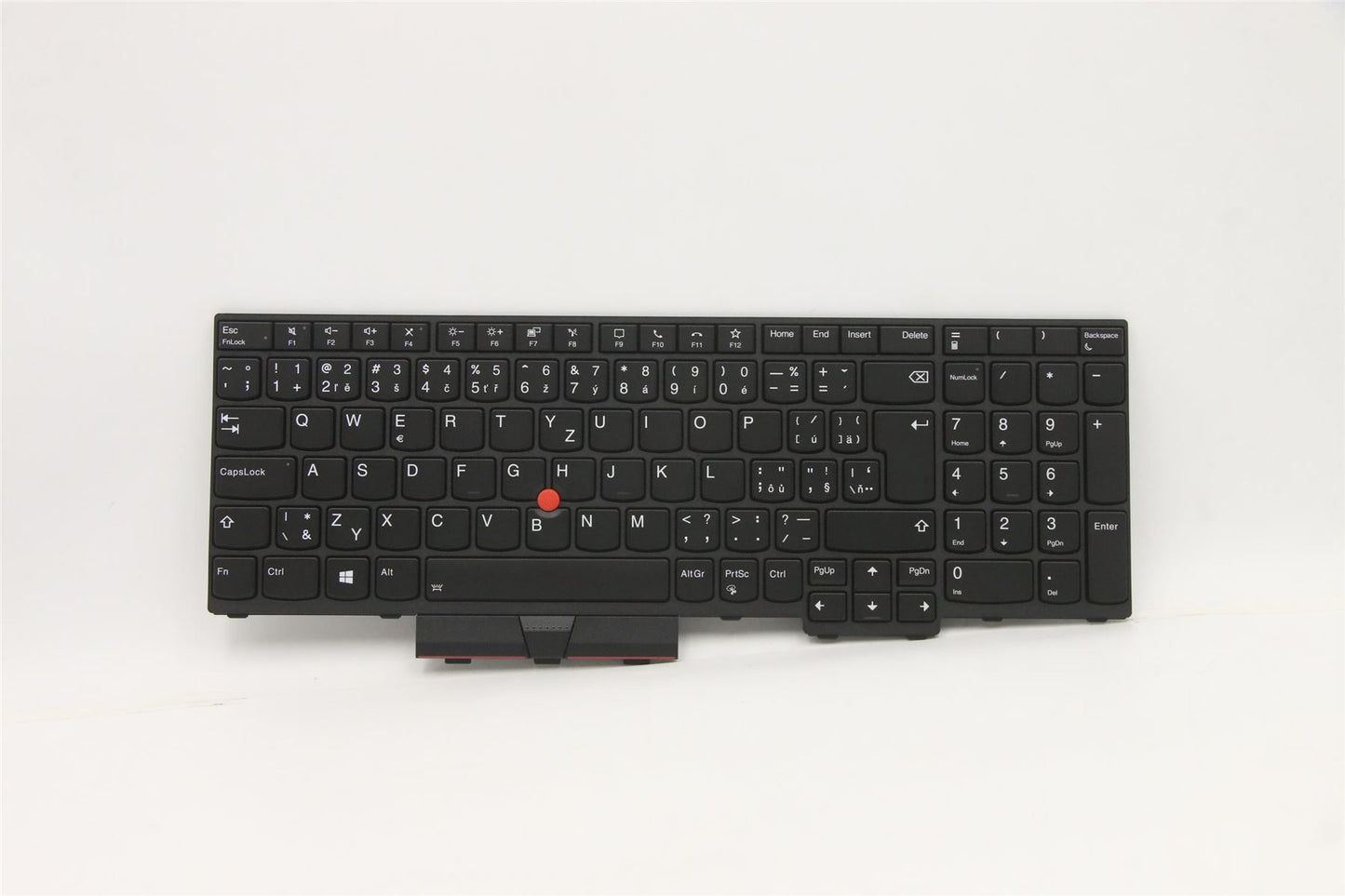 Lenovo ThinkPad P15v 3 Keyboard Czech Slovakian Black Backlit 5N20X22915