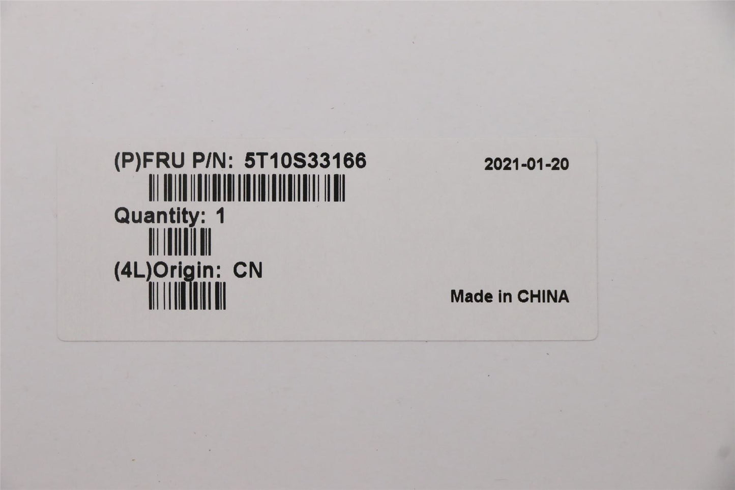 Lenovo 5T10S33166 TAPE Removable Tape  H 82EV
