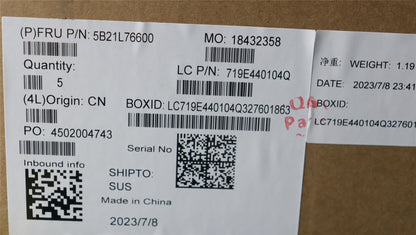 Lenovo 5B21L76600 BDPLANAR i5-1335U16GNPWINnAyAByDTNEEIQFN