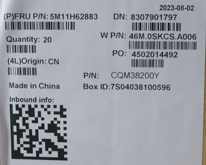 Lenovo MECH_ASM FR MECH_ASM D COVER YG SG L13 5M11H62883