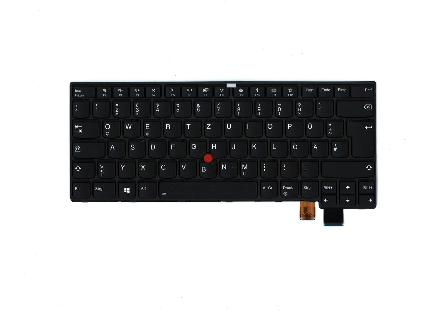 Lenovo ThinkPad T470s 13 2 Tastatur Deutsch Schwarz Hintergrundbeleuchtung 01EN694