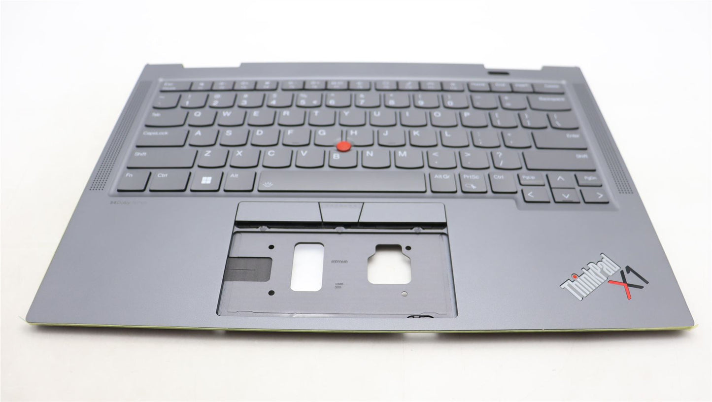 Lenovo Yoga X1 8th Gen Palmrest Cover Keyboard US Europe Black 5M11H62406