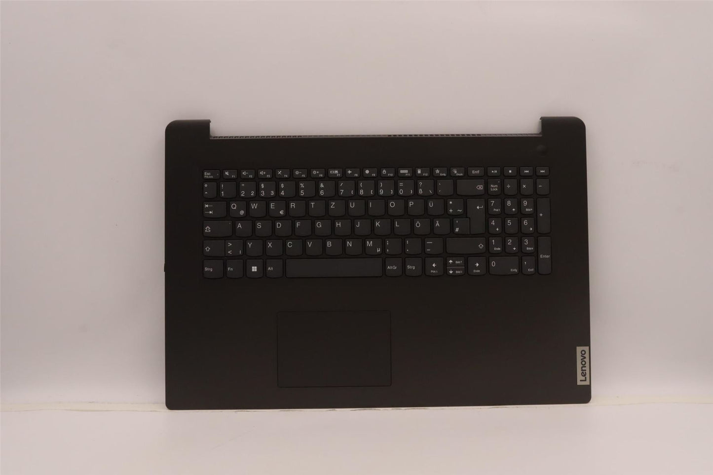 Lenovo V17 G3 IAP Palmrest Cover Touchpad Keyboard German Silver 5CB1J02927