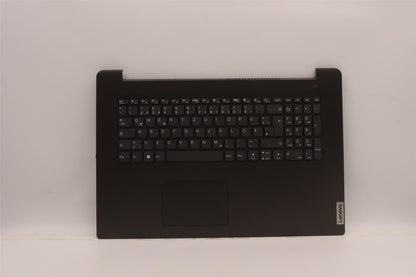 Lenovo V17 G3 IAP Palmrest Cover Touchpad Keyboard German Silver 5CB1J02927