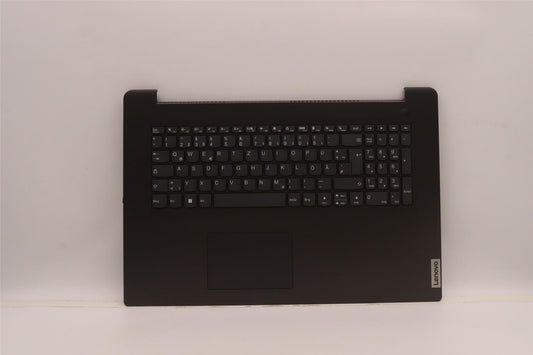 Lenovo V17 G3 IAP Palmrest Cover Touchpad Keyboard German Silver 5CB1J02927
