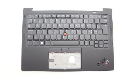 Lenovo ThinkPad X1 11th Gen Palmrest Cover Keyboard Nordic Black 5M11H62826