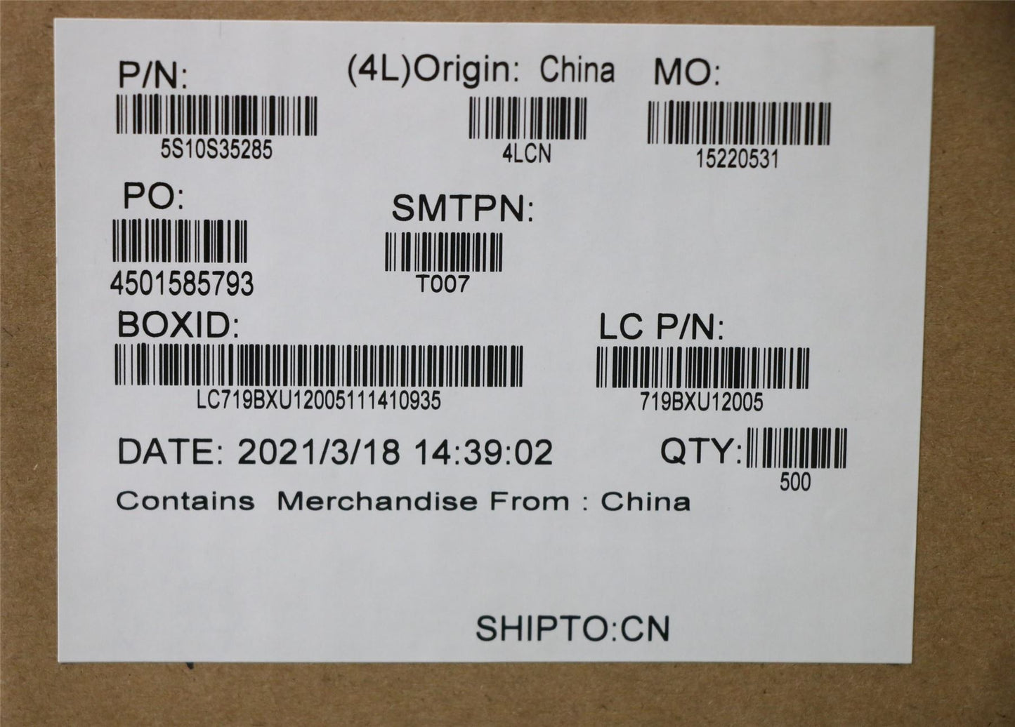 Lenovo 5S10S35285 SCREW SCREW L 82JQ 2.0D 2.2LK 7.4D 4.2T