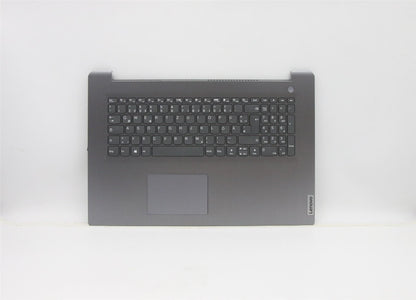 Lenovo IdeaPad 3-17ITL6 Palmrest Touchpad Cover Keyboard German Grey 5CB1B97594